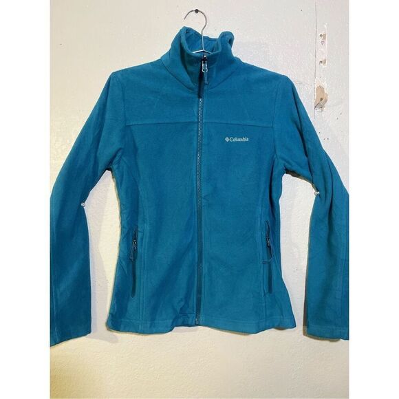 Columbia Jackets & Blazers - Columbia  Full Zip Green Fleece Jacket Size XS Women’s